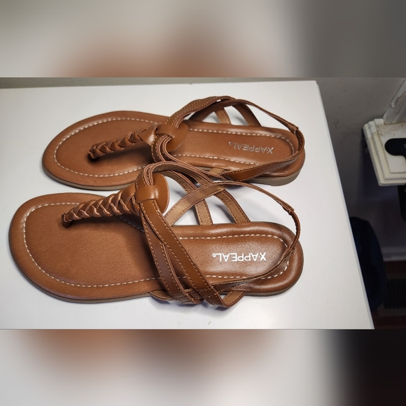 Faux Leather Sandals - Picture 2 of 6